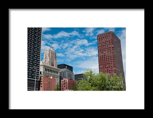 Chicago Downtown Framed Print featuring the photograph Chicago Cityscpae by Dejan Jovanovic