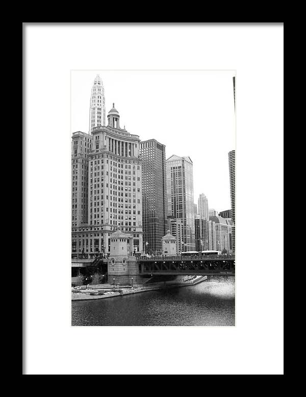 Chicago Downtown Framed Print featuring the photograph Chicago Downtown 2 by Bruce Bley