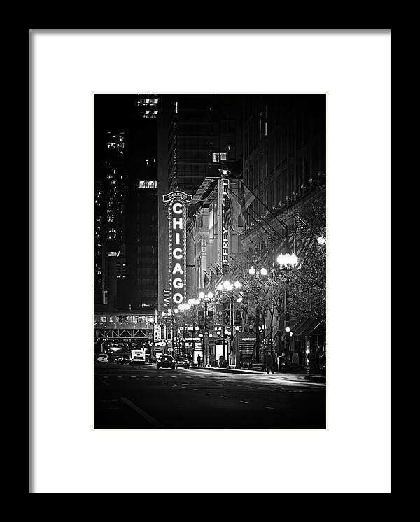 Chicago Framed Print featuring the photograph Chicago Theatre - Grandeur and Elegance by Alexandra Till