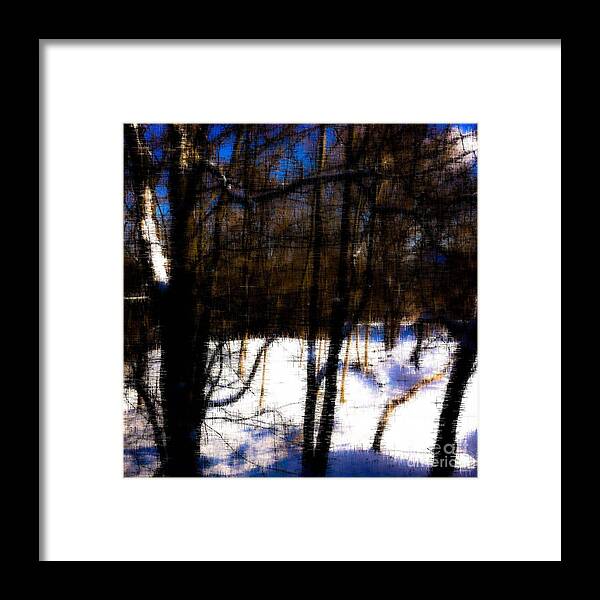 Digital Photograph Landscape Framed Print featuring the photograph Chill Factor by Gayle Price Thomas
