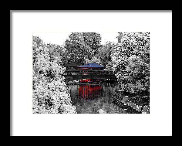 Greeting Card Framed Print featuring the photograph Chinese Architecture in Regent's Park by Maj Seda