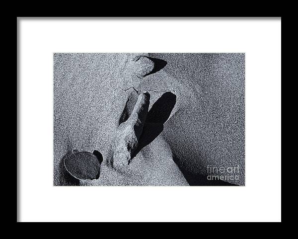 Sand Framed Print featuring the photograph Chiseled by the Wind by Michael Dawson