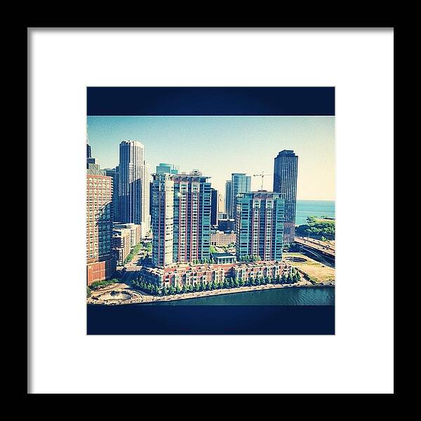 Chicago Framed Print featuring the photograph #chitown #architecture #chicago by Jennifer Gaida