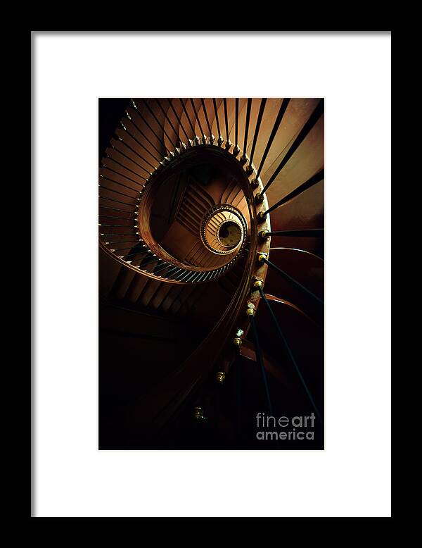 Staircase Framed Print featuring the photograph Chocolate spirals by Jaroslaw Blaminsky