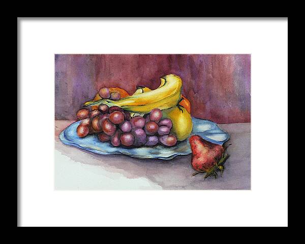 Fruit Framed Print featuring the painting Choices by Pamela Shearer
