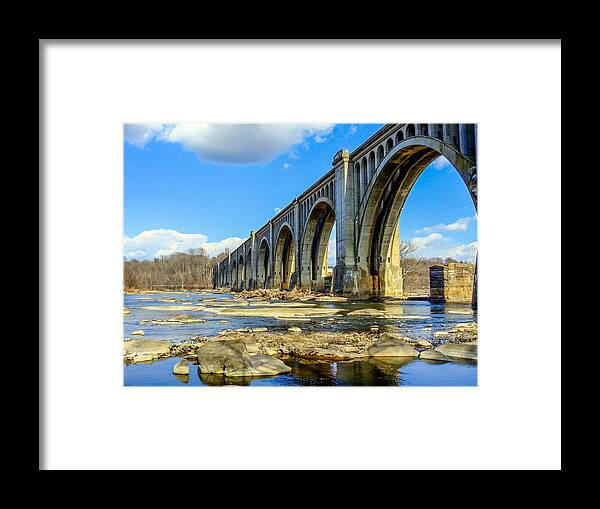 Bridge Framed Print featuring the photograph Choo Choo Bridge by Stacy Abbott