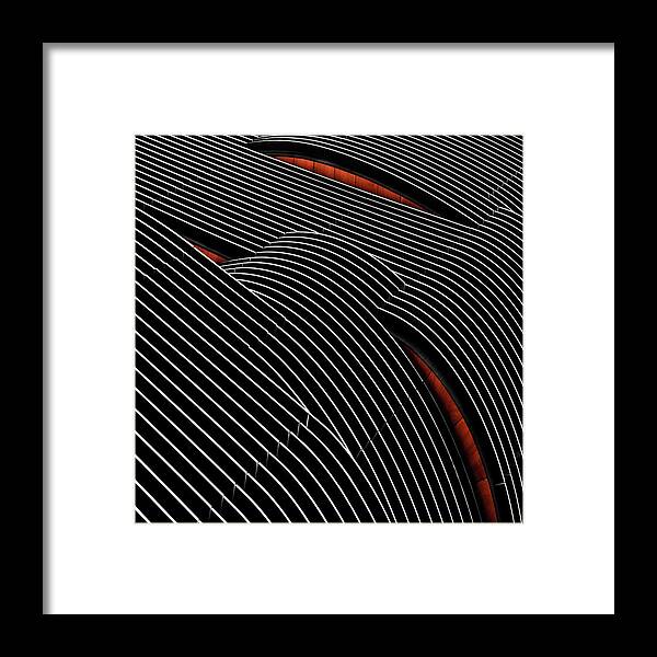 Abstract Framed Print featuring the photograph Chopper Wall by Gilbert Claes