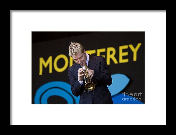 Craig Lovell Framed Print featuring the photograph Chris Botti Plays Trumpet by Craig Lovell