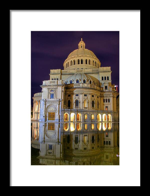 Boston Framed Print featuring the photograph Christian Science Church - Boston by Joann Vitali