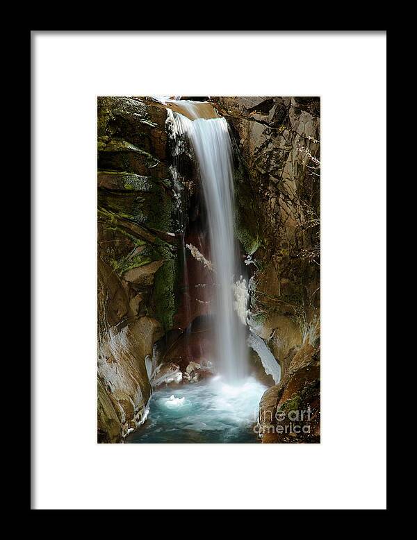 Christine Falls Framed Print featuring the photograph Christine Falls by Adam Jewell