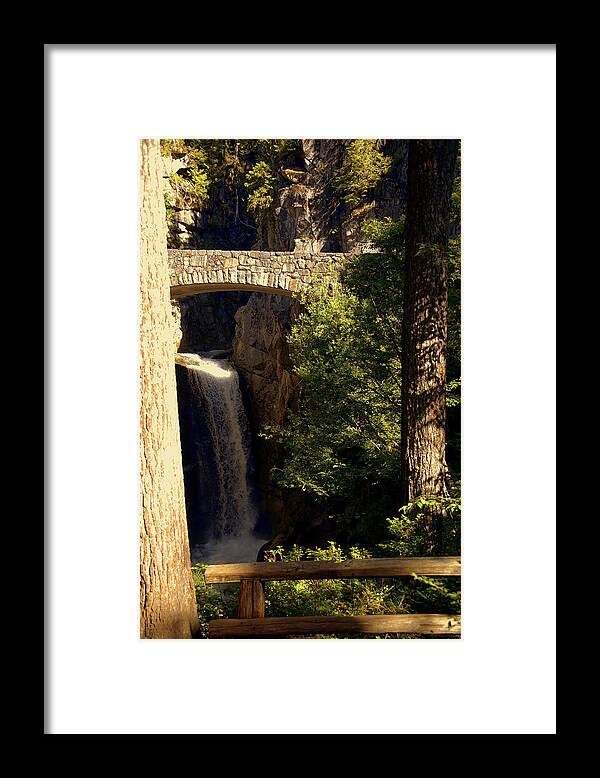 Christine Falls Framed Print featuring the photograph Christine Falls by Jerry Cahill