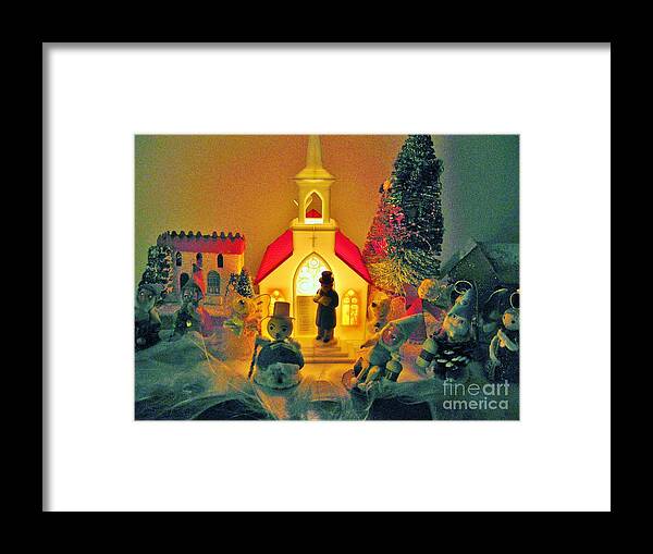 Christmas Framed Print featuring the photograph Christmas by Judy Via-Wolff