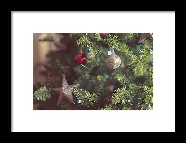 Hanging Framed Print featuring the photograph Christmas tree by Manuel Breva Colmeiro