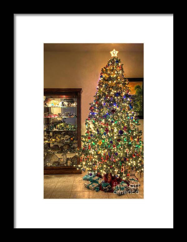 Christmas Tree Framed Print featuring the photograph Christmas Tree Time by Mathias 