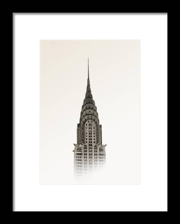 Chrysler Framed Print featuring the photograph Chrysler Building - NYC by Nicklas Gustafsson