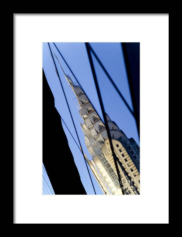 Chrysler Framed Print featuring the photograph Chrysler Building by Tony Cordoza