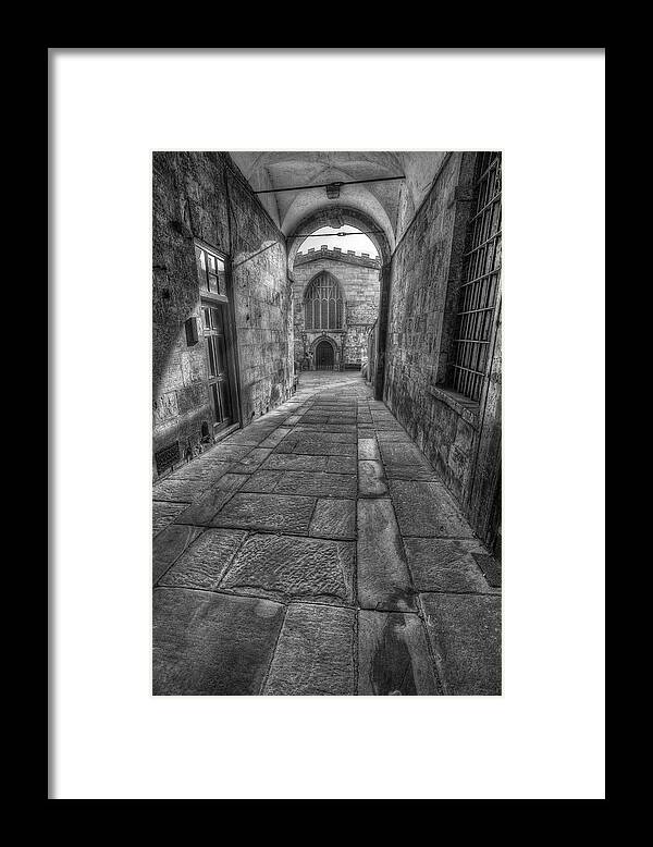Church Framed Print featuring the photograph Church Alley by Ian Mitchell