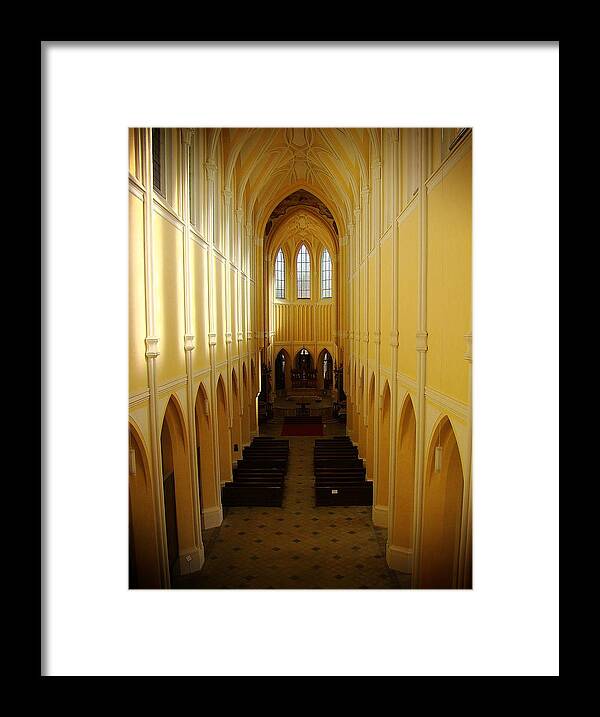 Church Of The Assumption Of Our Lady And Saint John The Baptist Framed Print featuring the photograph Church of the Assumption of Our Lady and Saint John the Baptist by Zinvolle Art