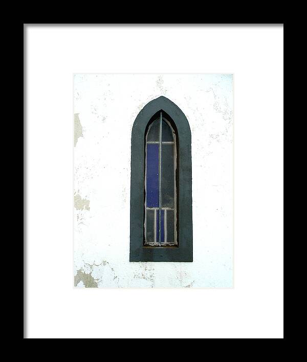 Church Framed Print featuring the digital art Church Window by Jean Wolfrum