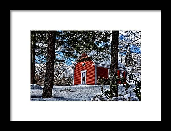 Nature Framed Print featuring the photograph Church Yard by Tricia Marchlik