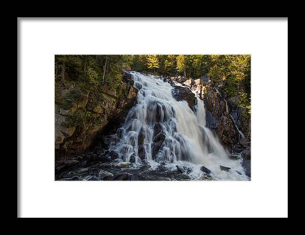 Canada Framed Print featuring the photograph Chute du Diable by Mike Schaffner