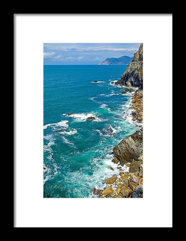 Ocean Framed Print featuring the photograph Cinque Terre 2 by Will Wagner