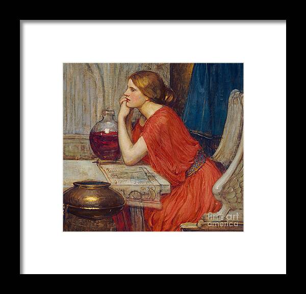 Circe Framed Print featuring the painting Circe by John William Waterhouse