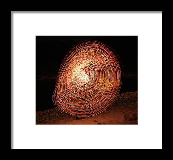 Circle Framed Print featuring the photograph Circle of Light by Cathie Douglas