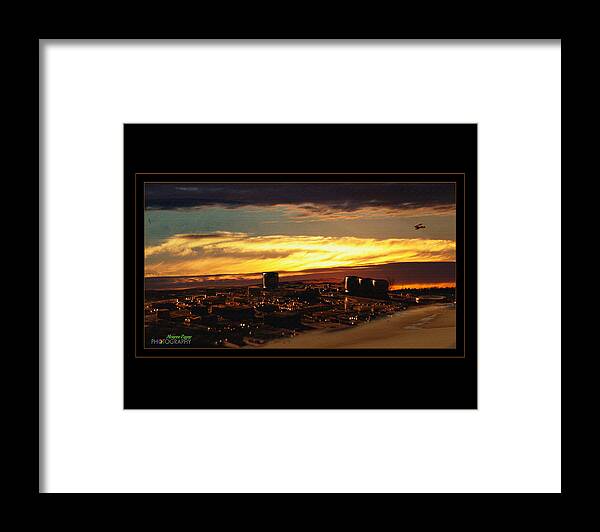 Circuit Framed Print featuring the photograph Circuit City by Monroe Payne