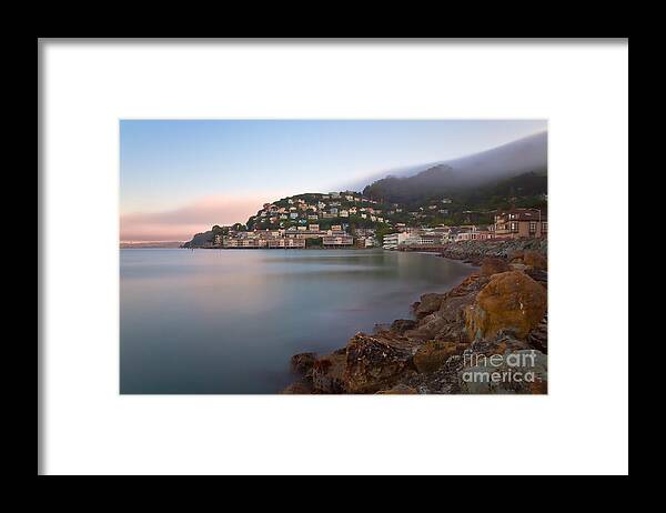 City Framed Print featuring the photograph City By the Sea by Jonathan Nguyen