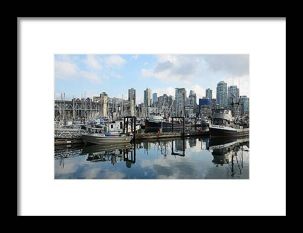 Vancouver Framed Print featuring the photograph City Jewel 3 by Fraida Gutovich