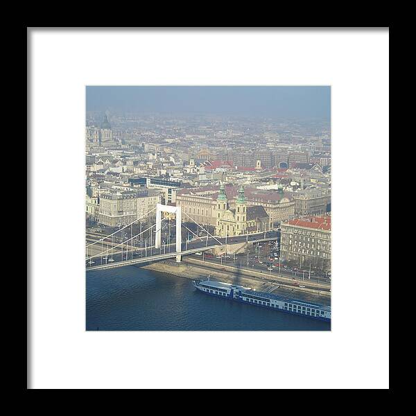 City Framed Print featuring the photograph City face by Lelia Fashion