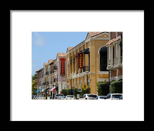 Street Framed Print featuring the photograph Cityplace Street by Jody Lane