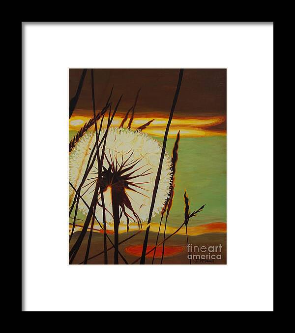 Landscape Framed Print featuring the painting Clarity of Light by Janet McDonald