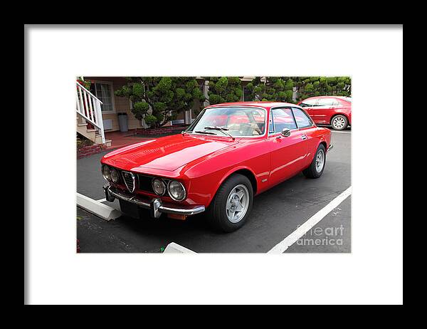 Wingsdomain Framed Print featuring the photograph Classic Alfa Romeo 5D25106 by Wingsdomain Art and Photography