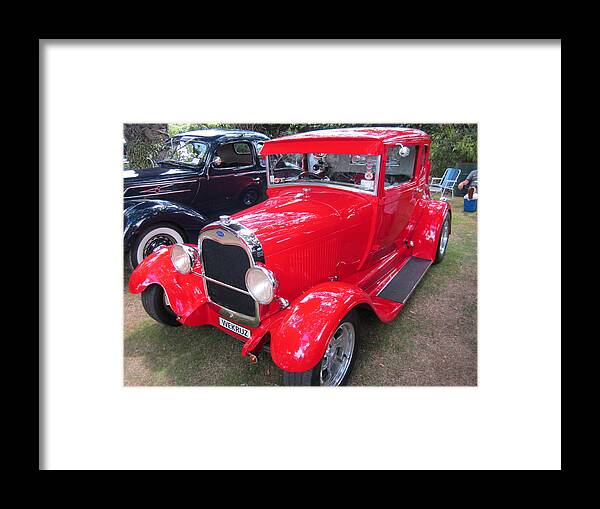 Classic Car . Car Framed Print featuring the photograph Classic car . by Max Lines