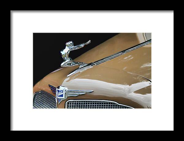 Hood Ornaments Framed Print featuring the photograph Classic Car - Buick Victoria Hood Ornament by Peggy Collins