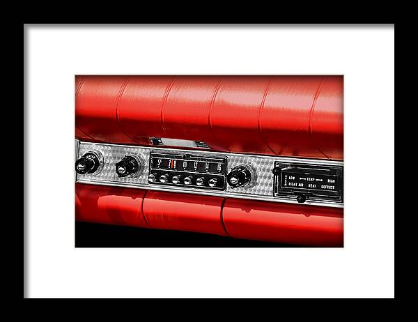 Vintage Ford Framed Print featuring the photograph Classic Ford Thunderbird by Steven Michael