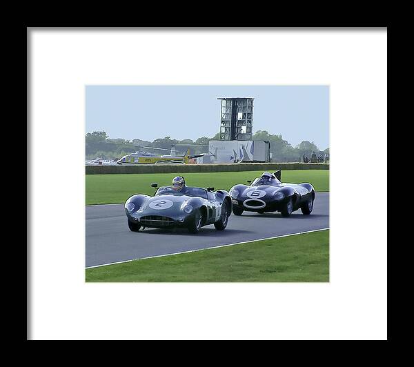 England Framed Print featuring the photograph Classic Racers by Alan Toepfer