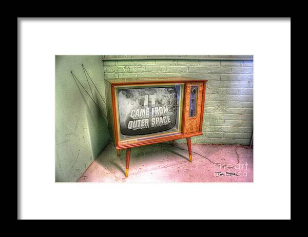 Tv Framed Print featuring the photograph Classic TV by Dan Stone