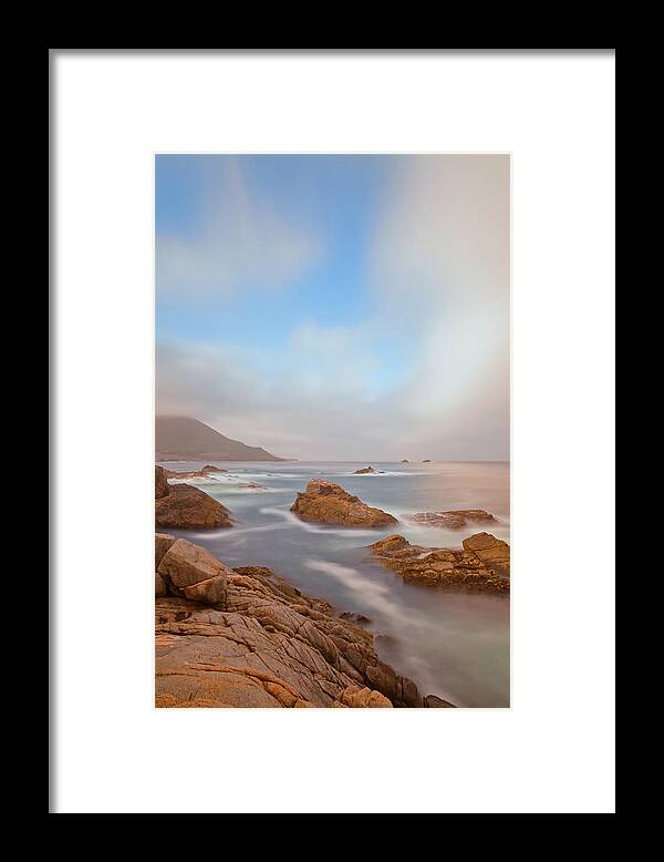 American Landscapes Framed Print featuring the photograph Clearing Fog by Jonathan Nguyen