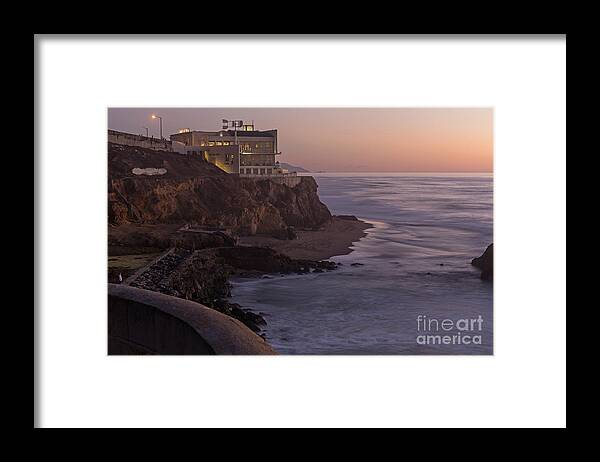 Cliff House Framed Print featuring the photograph Cliff House Sunset by Kate Brown