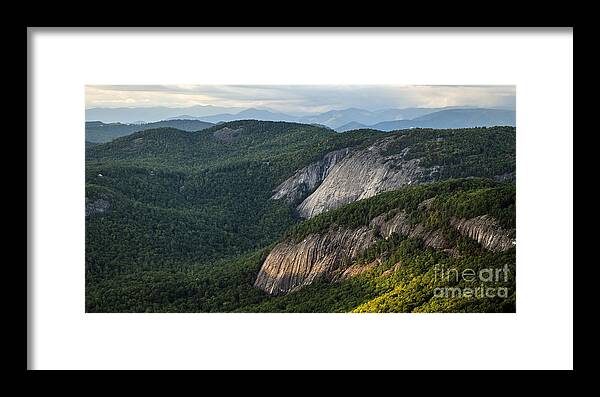 Cashiers Framed Print featuring the photograph Cliffs of Cashiers North Carolina by David Oppenheimer