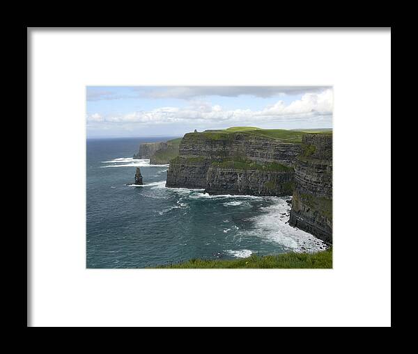 Ireland Framed Print featuring the photograph Cliffs of Moher 3 by Mike McGlothlen