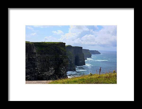 Cliffs Of Moher Framed Print featuring the photograph Cliffs of Moher by Keith Stokes