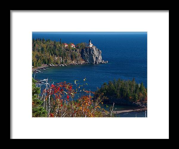 Sold Framed Print featuring the photograph Cliffside Scenic Vista by Melissa Peterson