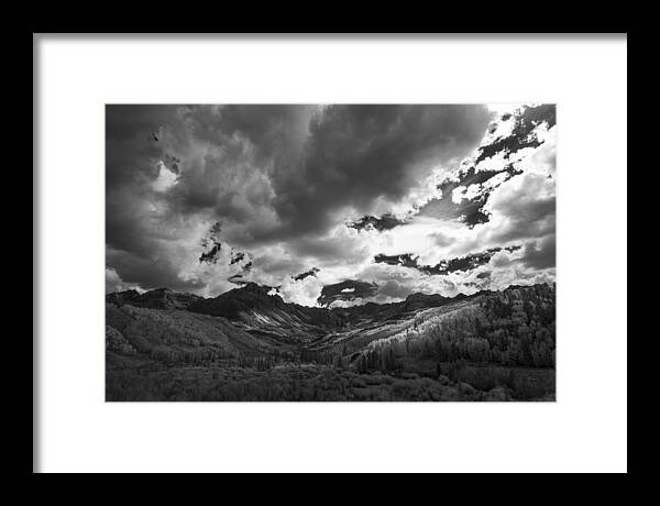 Art Framed Print featuring the photograph Climb the Clouds by Jon Glaser