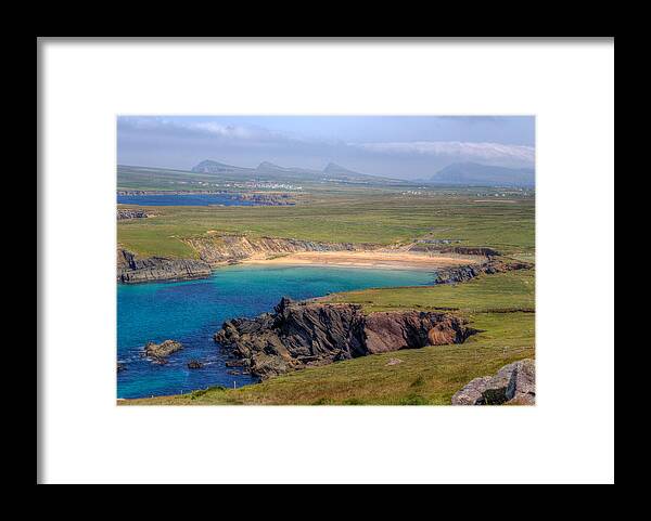 Clogher Beach Framed Print featuring the photograph Clogher Beach Overlook by Ryan Moyer