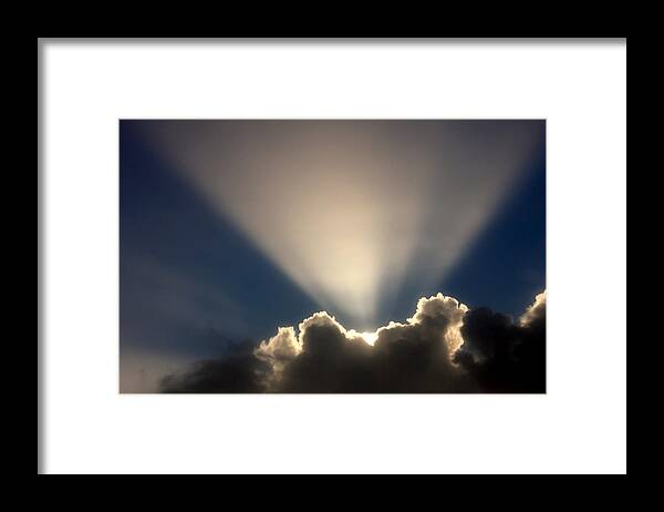 Sun Framed Print featuring the photograph Clogher Sunburst by Mark Callanan