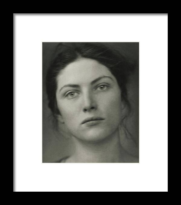 Entertainment Framed Print featuring the photograph Close-up Portrait Of Winifred Lenihan by Edward Steichen